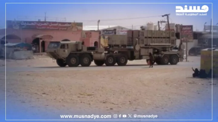 الصورة المتداولة لعربات الباتريوت تسحبها السعودية من عدن قديمة 