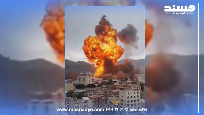 الفيديو المتداول يعود إلى الغارات الإسرائيلية على صنعاء في أغسطس الماضي وليس حديثًا