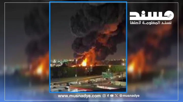 فيديو لقصف ايراني على الامارات وليس قصف حوثي على السعودية