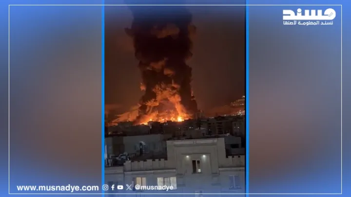 فيديو الحريق في طهران قديم ويعود إلى 8 مارس، وليس قصف اليوم