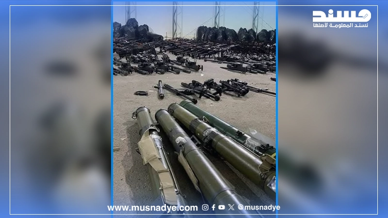 الصور المتداولة قديمة وتعود لعام 2020 ولا علاقة لها بضبط شحنة أسلحة حديثة