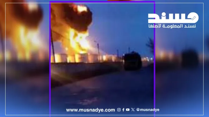 الفيديو لا يوثق قصفًا إيرانيًا لإسرائيل أو الكويت بل يعود لهجوم على مستودع نفطي في روسيا عام 2022