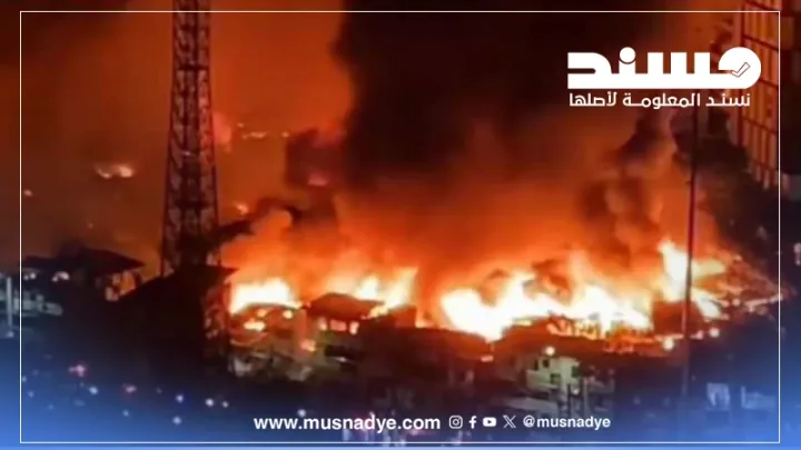 فيديو من حرائق اندلعت في الفلبين وليس قصفًا لحزب الله على إسرائيل