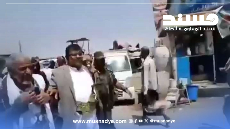 فيديو مضلل يزعم  زيارة محمد علي الحوثي إلى مدينة التربة بتعز