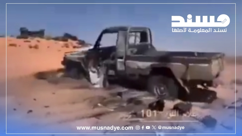 الفيديو قديم ويعود إلى معارك بئر المرازيق في الجوف عام 2020