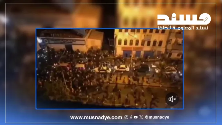 فيديو مظاهرة في عدن قديم ولا صلة له بعيد الوحدة اليمنية