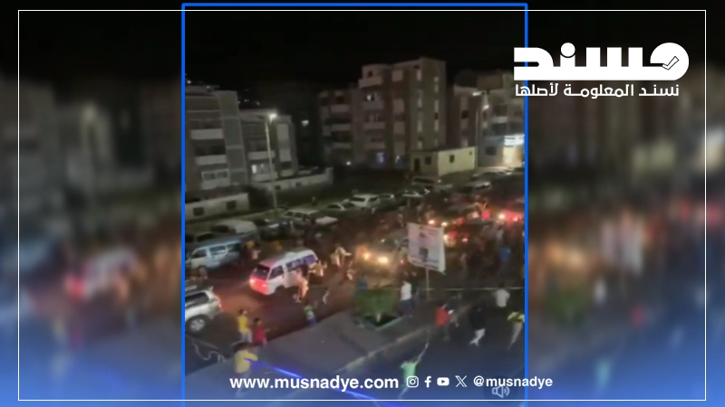 الفيديو قديم ويعود لاحتفالات فوز المنتخب اليمني للناشئين بكأس غرب آسيا وليس احتجاجات في عدن