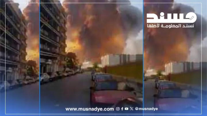 الفيديو في لينان وليس قصفا صاروخيا على مطار جدة