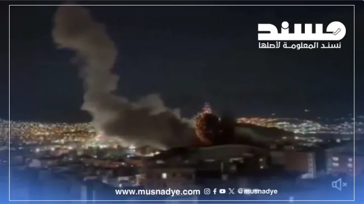الفيديو لقصف إسرائيلي على إيران وليس قصفًا على الإمارات