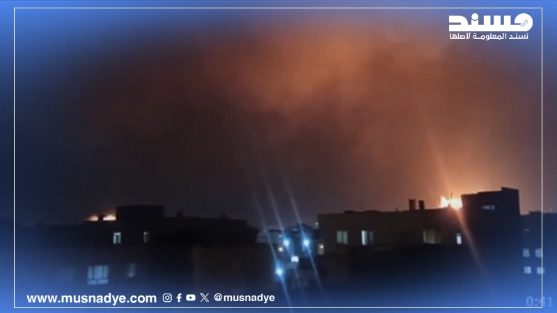 فيديو القصف على طهران يعود إلى 4 مارس، وليس لقصف اليوم كما تداولته وسائل إعلام مختلفة.