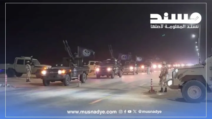 فيديو مضلل لتعزيزات عسكرية في ليبيا وليست في اليمن