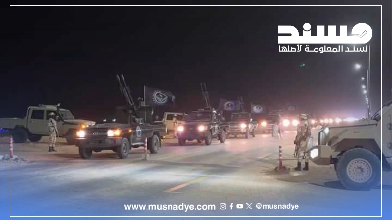فيديو مضلل لتعزيزات عسكرية في ليبيا وليست في اليمن