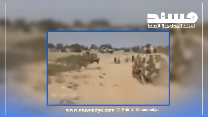 فيديو مضلل وليس لتعزيزات حوثية وقعت في الأسر بمأرب