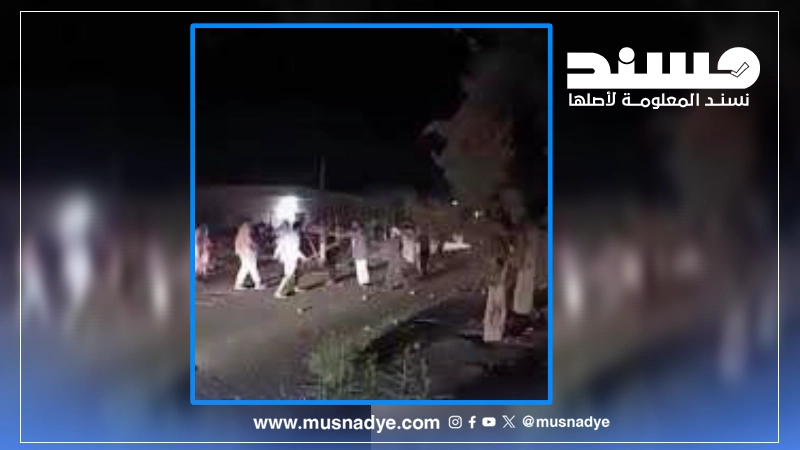 فيديو الاحتجاجات يعود لخلاف عائلي في دير الزور بسوريا ولا صحة لوجود احتجاجات في مأرب